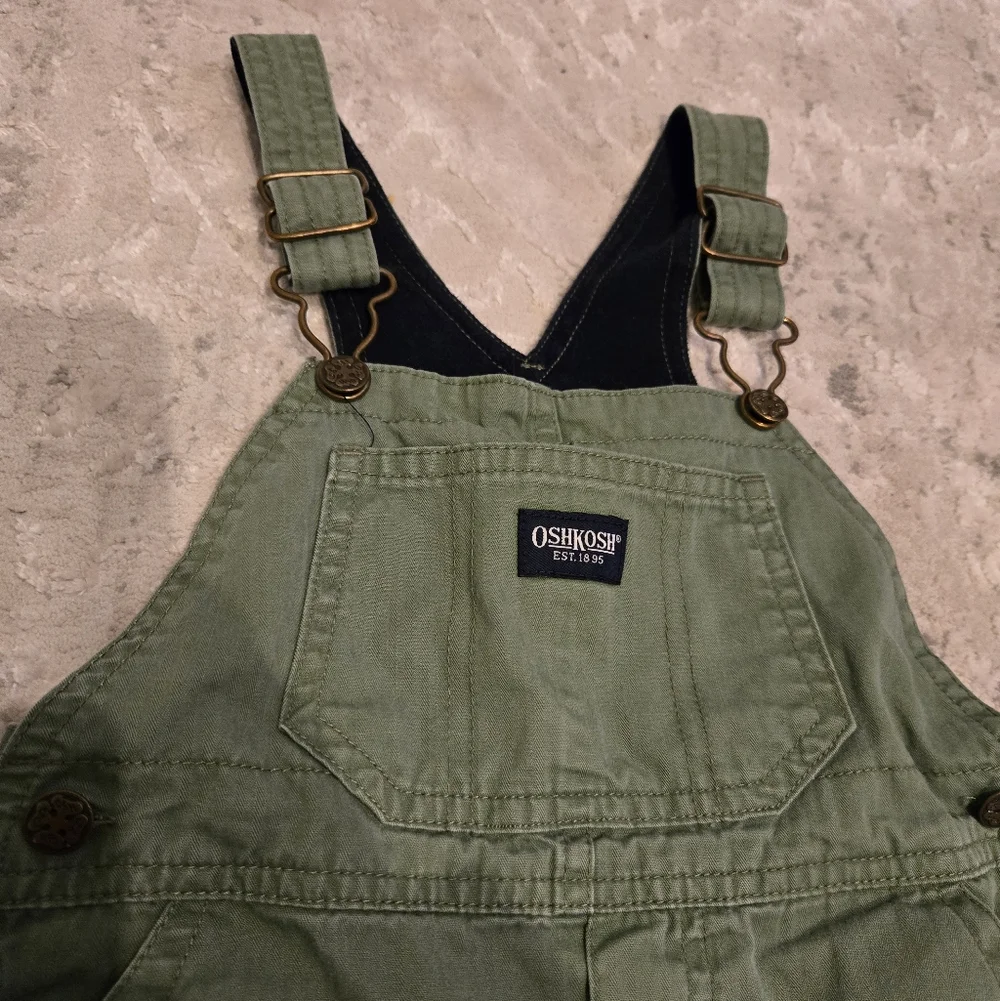 Vintage Y2k OshKosh B'gosh Green Overalls